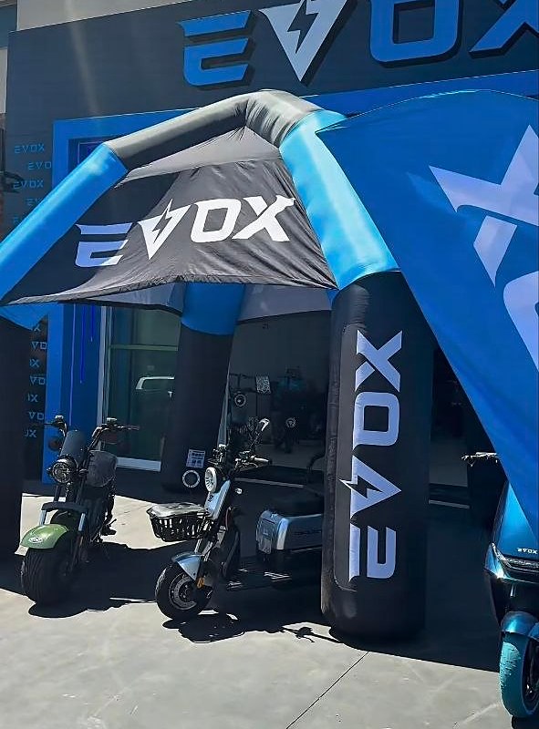 Fachada da loja EVOX em Dracena